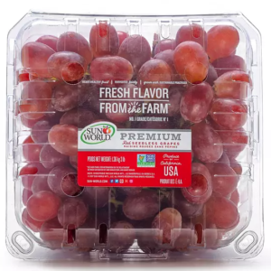 GRAPES RED SEEDLESS 18/1LB EA