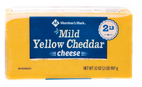 CHEDDAR CHEESE MILD 10 LB