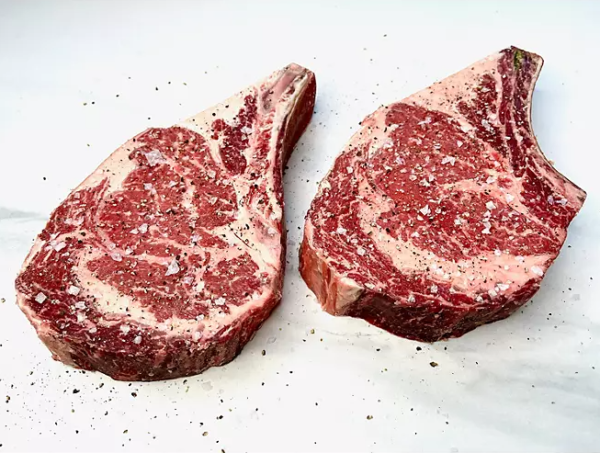 STEAK RIBEYE BONE-IN 16OZ  2 PER BAG