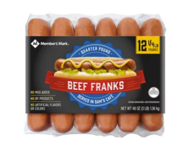 Franks Hotdogs Grill 2/5LBS